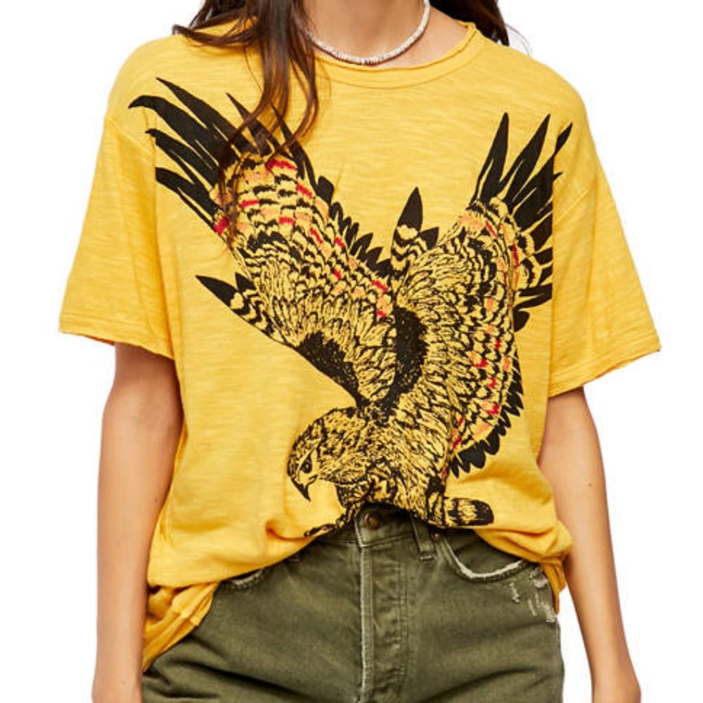 WE THE FREE "EAGLE" EMBROIDERED TEE.